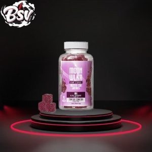 Moon Wlkr Gummies Delta 8 25ct Nix (Black Raspberry)