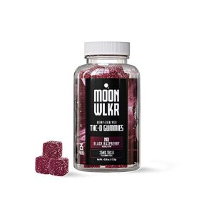 Moon Wlkr Gummy THC-O Nix Black Raspberry 25ct 25MG/Piece