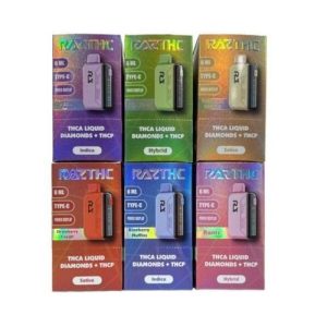 Raz THCA Liquid Diamonds + THCP Strawberry Cough