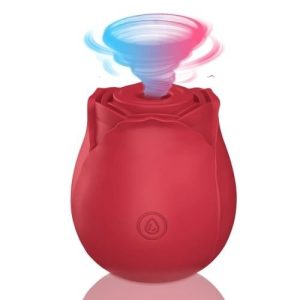 Bella Rose Shape Mini Vibrator Red