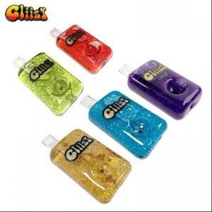 Gliizy 3in Pocket Lava Glycerin Hand Pipe Yellow