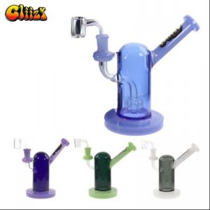 Gliizy Circular Oil Rig W/Banger Jade Blue