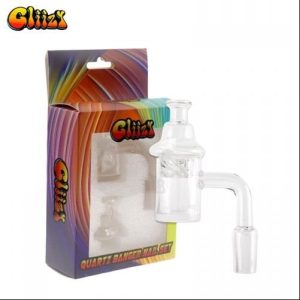 Gliizy Quartz Banger 14m/90D w/Bowl Carb Cap Set