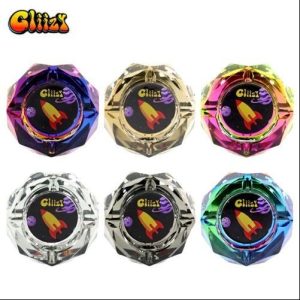 Gliizy Glass High Quality Diamond Ashtray Space Rainbow