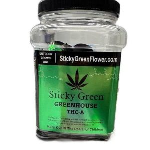 Sticky Green Greenhouse 1g THC-A Flower 20ct Jar
