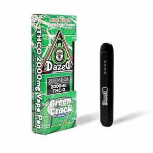 Dazed Titanz 2 Gram THC-O Disposable Green Crack Sativa
