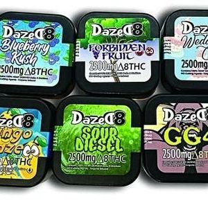 Dazed D8 Dab 2.5 Grams Sour Diesel