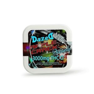 Dazed THC-O Diamond Dabs 3 Grams Apple Crack