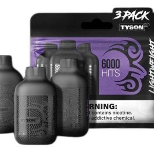 Tyson Lightweight 3pk Disposable Vapes 10pk Frozen Peach