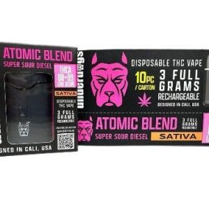 Underdogs Atomic 3g THC-A Live Resin Disposable Super Sour Diese