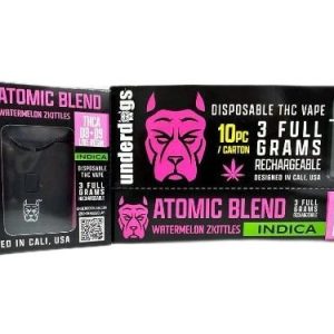 Underdogs Atomic 3g THC-A Live Resin Disposable Watermelon Skitt