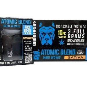 Underdogs Atomic 3g THC-A Live Resin Disposable Maui Wowie