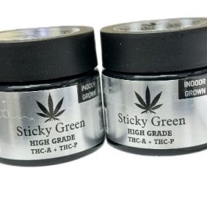 Sticky Green 2.5g High Grade THC-A Flower Silver OG Indica