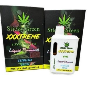 Sticky Green XXXtreme Liquid Diamond 5g Dispo Skywalker Sativa