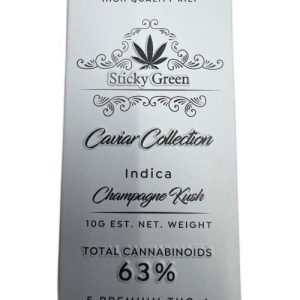 Sticky Green Caviar 5pk Pre-Rolls Champagne Kush Indica