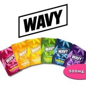 Wavy 500mg Gummy Pouch Live Resin Grape