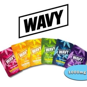 Wavy 1000mg Gummy Pouch Live Resin Strawberry