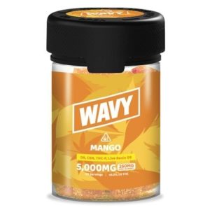Wavy 5,000mg 20ct Live Resin Gummies Mango