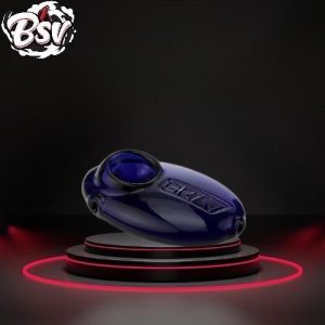 Grav Pebble Spoon Hand Pipe Blue