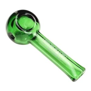 Grav Pinch Spoon Hand Pipe Green