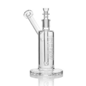 Grav Medium Upright Bubbler Clear