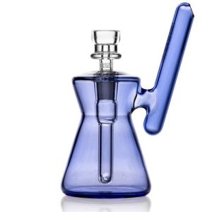 Grav Hourglass Pocket Bubbler Light Cobalt