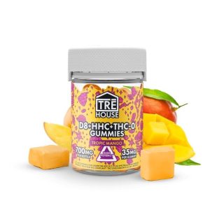 TRE House Delta 8 Gummies + HHC + THC-O – Tropic Mango