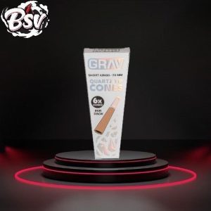 Grav Short Kings Quarts 6ct Tip Natural Cones 16pk Display