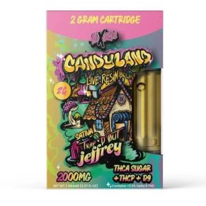Hixotic Trap'd Out Jeffrey 2g Cartridge Candy Land Sativa