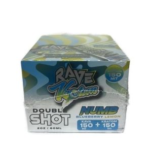 Rave Kratom Double Shot Numb Blueberry Lemon