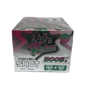 Rave Kratom Double Shot Boost Pineapple Orange Guava
