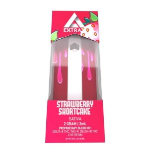 Extracts New Live Resin 2G Disposable Strawberry Shortcake Sativ