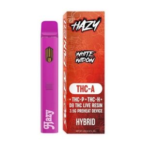 Hazy Extrax White Widow THC-A 3.5g Pre Heat Disposable