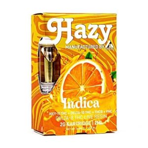 Hazy 2G Cartridge Mix Blend Orange Kush Indica
