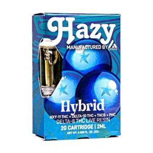 Hazy 2G Cartridge Mix Blend Blue Runtz Hybrid