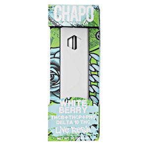 Chapo 3G Disposable THCB+THCP+PHC+D10 THC White Berry Indica
