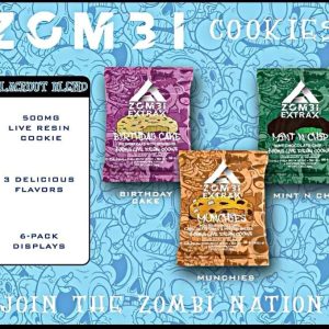 Zombi Extrax Mix Blend Birthday Cake With Sprinkles Cookie