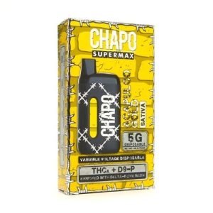Chapo 5g Supermax Disposable THC-A+D9-P Acapulco Gold Sativa