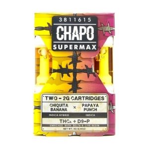 Chapo 2g Supermax Duo Cartridges Chiquita Banana/ Papaya Punch