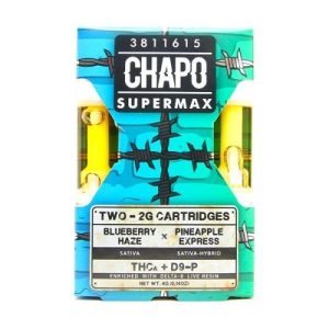 Chapo 2g Supermax Duo Cartridges Blueberry Haze/ Pineapple Expre
