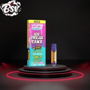 Looper 2g Cartridge Lifted Series D8+THC-A+THC-P Ice Cream Cake