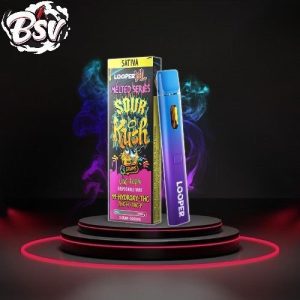 Looper XL Live Resin 3G Disposable Sour Kush Sativa