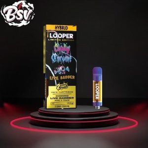Looper Live Badder 2g Cartridges HHC+THCP Candy Chrome