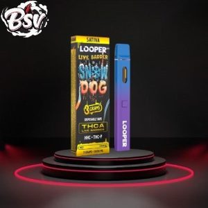 Looper THC-A Live Badder 3G Disposable Snow Dog Sativa