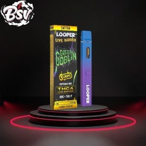 Looper THC-A Live Badder 3G Disposable Green Goblin Sativa
