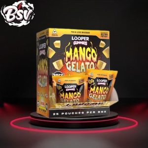 Looper THC-A Badder 2ct Gummies 25ct Display Mango Gelato