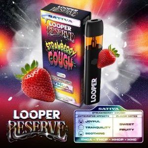 Looper 1g THCA Reserve Disposable Strawberry Cough