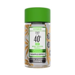 Stiiizy 7g 5pc Jar Pre Rolls HHC 40's 1000mg Pineapple Ex Hybrid
