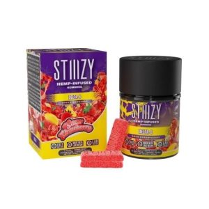 Stiiizy D8 Gummies 15000MG 100MG/Piece Sour Strawberry