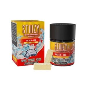 Stiiizy D8+CBD Gummies 225MG 15MG/Piece White Gummi